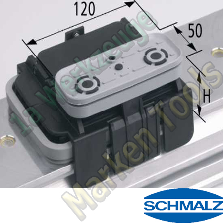 CNC Schmalz Vakuum-Sauger VCBL-K2 120x50x125 L 140x115mm