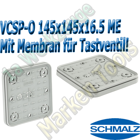 Schmalz Saugplatte VCSP-O 145x145x16.5 ME für Vakuum Sauger VCBL S6
