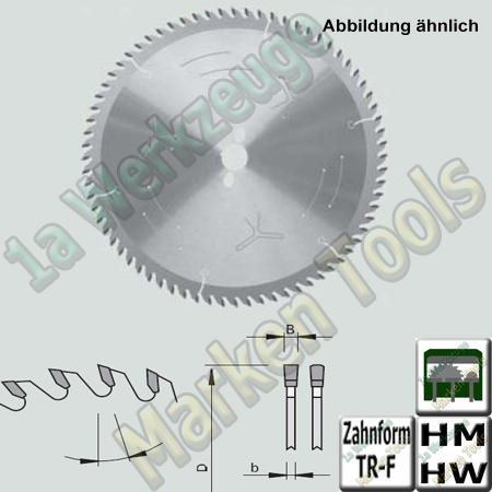HM HW Platten-Aufteil-Sägeblatt Ø355x4,4x3,0xØ75 Z=72 TR-F NL 4/15/105