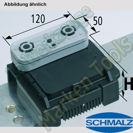 CNC Schmalz Vakuum-Sauger VCBL-K2 120x50x75 L TV 140x115mm