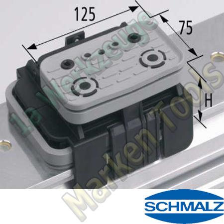 CNC Schmalz Vakuum-Sauger VCBL-K1 125x75x85 L 140x115mm