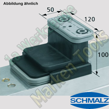 CNC Schmalz Vakuum-Sauger VCBL-K2 120x50x100 Q 140x115mm