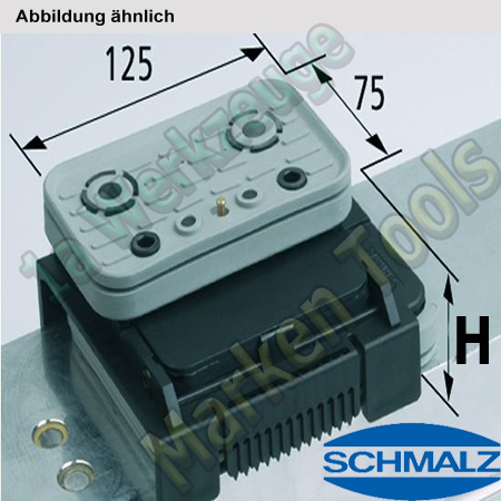 CNC Schmalz Vakuum-Sauger VCBL-K2 125x75x75 L TV 140x115mm
