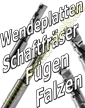 Wendeplatten Füge-Falz-Planfräser