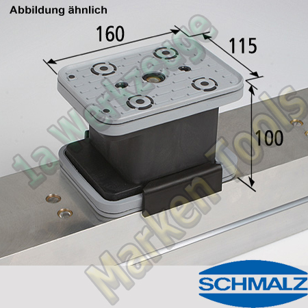 CNC Schmalz Vakuum-Sauger VCBL-K2 160x115x100  160x115mm