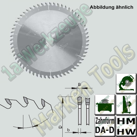 HM HW Format- Sägeblatt Ø303x3,2x2,2xØ30 Z=60 DA-F-DU  NL Combi3-