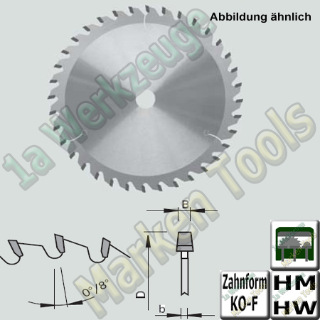 HM HW Vorritz - Sägeblatt Ø200x4,45-5,25x3,2xØ65 Z=36 KO-F NL 2/9/100 + 2/9/110-