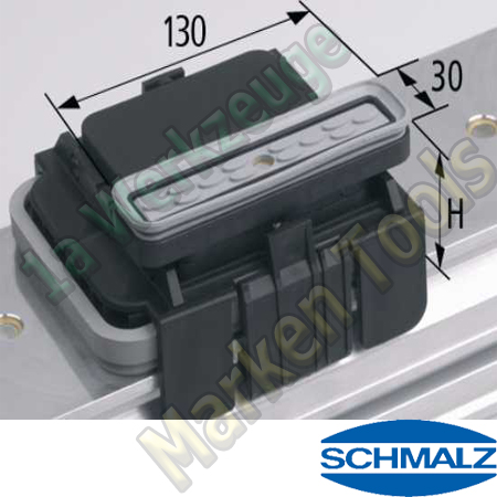 CNC Schmalz Vakuum-Sauger VCBL-K2 130x30x125 L 140x115mm