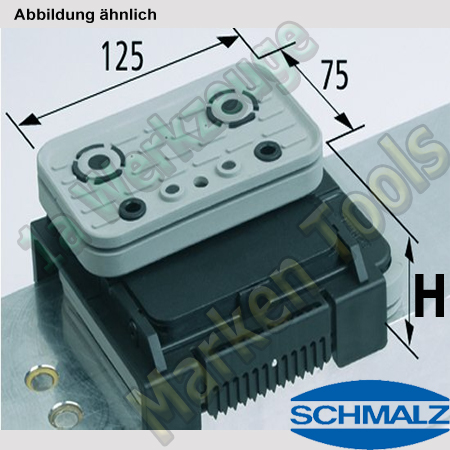 CNC Schmalz Vakuum-Sauger VCBL-K2 125x75x75 L 140x115mm