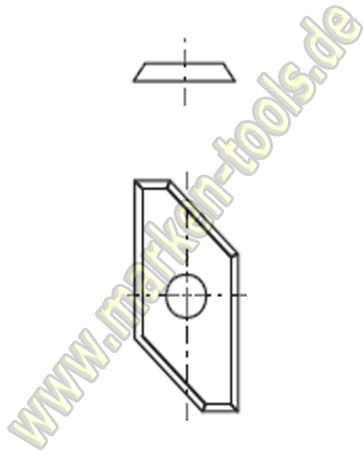 HM Fase-Wendemesser HW L3=10mm 30x14.5x1.5mm (2Stk.)
