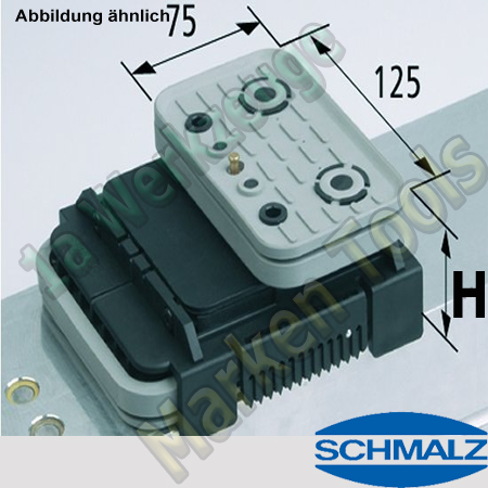 CNC Schmalz Vakuum-Sauger VCBL-K2 125x75x75 Q TV 140x115mm