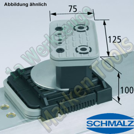CNC Schmalz Vakuum-Sauger VCBL-K2 125x75x100 D-360 160x115mm