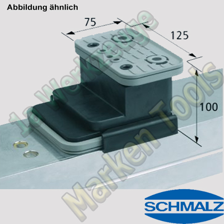 CNC Schmalz Vakuum-Sauger VCBL-K2 125x75x100 Q 160x115mm
