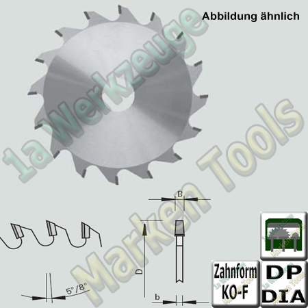Dia DP Vorritz - Sägeblatt Ø180x4,8-5,6x3,5xØ45 Z=30 KO-F