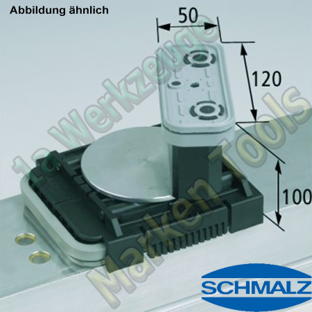 CNC Schmalz Vakuum-Sauger VCBL-K2 120x50x100 D-360 140x115mm
