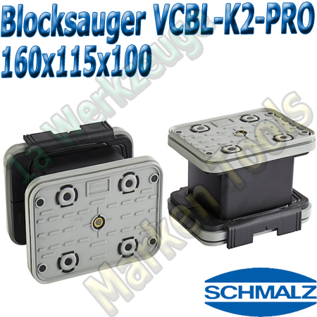 Schmalz CNC Vakuumsauger VCBL-K2-PRO 160x115x100  160x115mm 