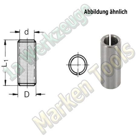Spannhülse Reduzierbüchse Ø12 x Ø8 x 25mm-