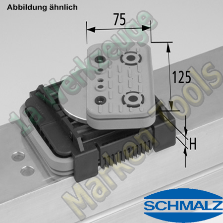 CNC Schmalz Vakuum-Sauger VCBL-K2 125x75x75 D-360 140x115mm