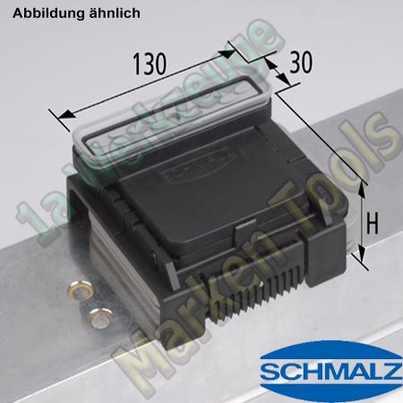 CNC Schmalz Vakuum-Sauger VCBL-K2 130x30x75 L 140x115mm