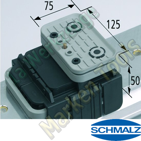 CNC Schmalz Vakuum-Sauger VCBL-K1 125x75x50 Q TV 140x115mm
