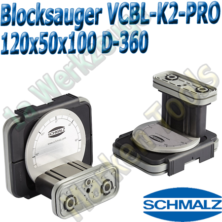 CNC Schmalz Vakuum-Sauger VCBL-K2-PRO 120x50x100 D-360 160x115mm