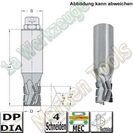 DP Dia Nesting-Fräser JSO Ø16mmx21x85mm DIAMATIC-TOP S=20mm-