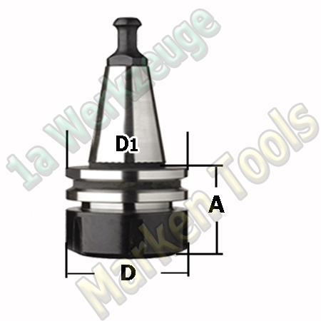 ISO 30 Spannzangenfutter A=50mm D=50mm D1=46mm Spannzange ER32/470E Anti Rost-