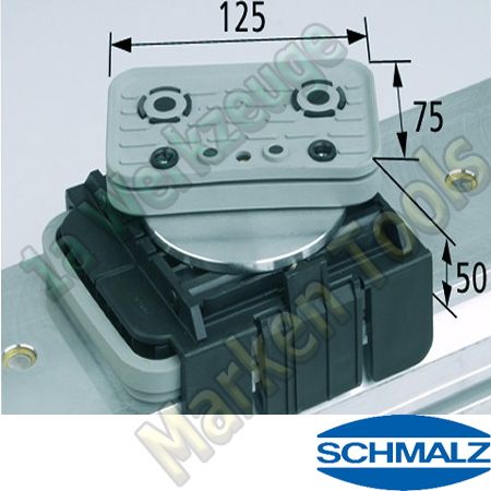 CNC Schmalz Vakuum-Sauger VCBL-K1 125x75x50 D-360 140x115mm