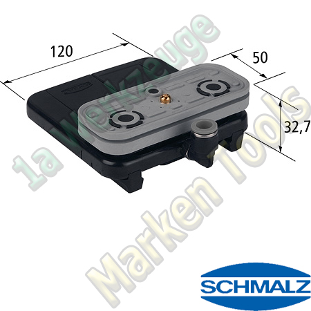 CNC Schmalz Vakuum-Sauger VCBL-S1 120x50x32,7  Q mit Schlauchanschluß