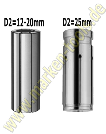 Zwischenbüchse Ø18xØ25x56.5mm für SINO, Tribos, und Hydrofutter