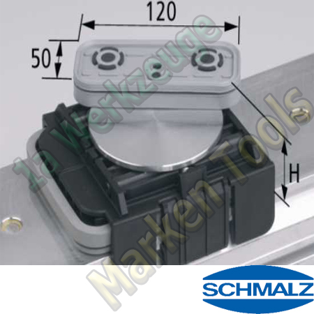 CNC Schmalz Vakuum-Sauger VCBL-K1 120x50x85 D-360 140x115mm