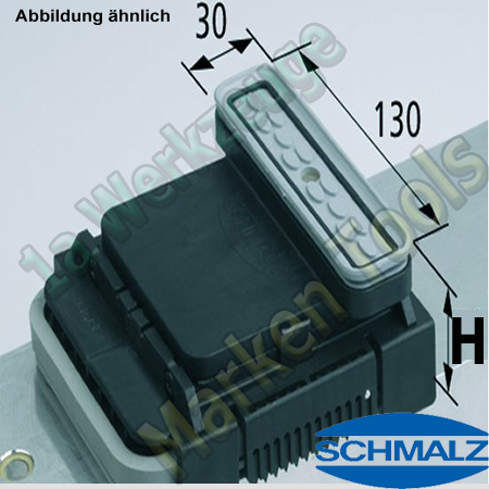 CNC Schmalz Vakuum-Sauger VCBL-K2 130x30x50 Q 140x115mm