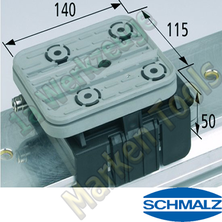 CNC Schmalz Vakuum-Sauger VCBLS-K1 140x115x50  140x115mm
