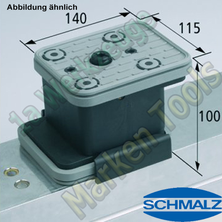 CNC Schmalz Vakuum-Sauger VCBL-K2 140x115x100 AS  140x115mm