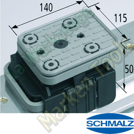CNC Schmalz Vakuum-Sauger VCBL-K1 140x115x50  140x115mm