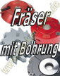 Fräser Tischfräse Kantenanleimmaschine Holz Kunststoff