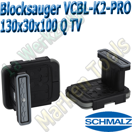 CNC Schmalz Vakuum-Sauger VCBL-K2-PRO 130x30x100 Q-TV mit Tastventil 160x115mm