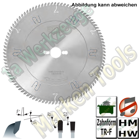 HM HW Sägeblatt Stark Ø300x3,2x2,2xØ30 Z=96 TR-F NL Combi3 Geräuscharm-