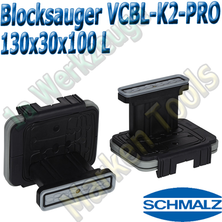 CNC Schmalz Vakuum-Sauger VCBL-K2-Pro 130x30x100 L 160x115mm