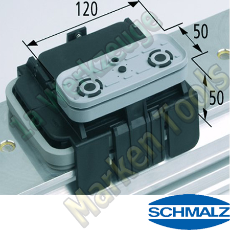 CNC Schmalz Vakuum-Sauger VCBL-K1 120x50x50 L 140x115mm