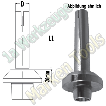 Fräsdorn Hofmann Martin Panhans SCM HSK/Weinig D=40x210mm, A=26mm-
