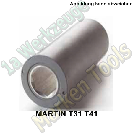 Vorschubrollen für Martin Dickenhobel T31 und T41 grau Ø74mmx205mm Sechskannt 41mm