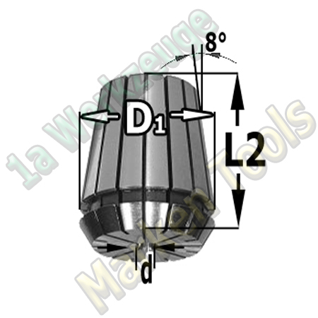 Spannzange 4mm ER16 426E DIN 6499
