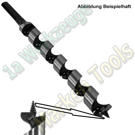 Schlangenbohrer Lewis  21x380x460mm, S=13mm-