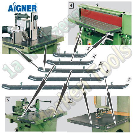 Aigner Befestigungsschiene Gr.4 530x30x10mm abgewinkelt