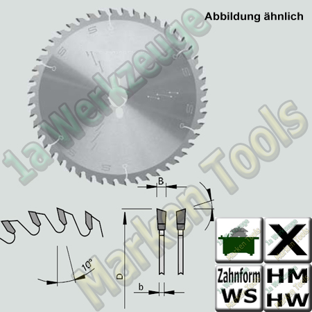 HM HW Besäum- und Fertigschnitt- Sägeblatt Ø200x3,2x2,2xØ30 Z=48 WS NL 2/7/42
