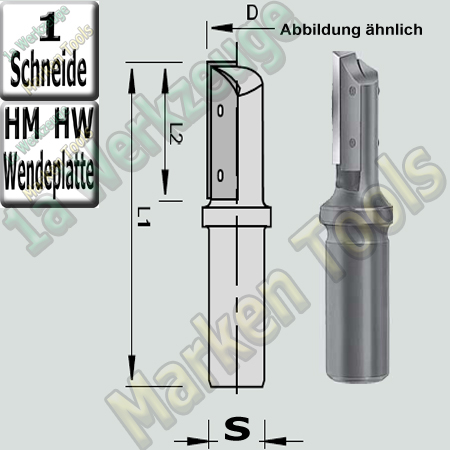 Wendeplatten Schaftfräser Z1