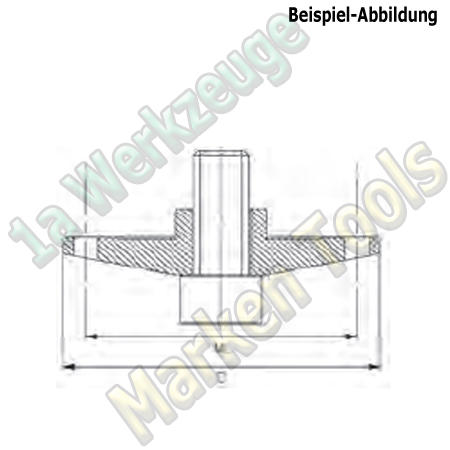 Sägeflansch zu EASY FIX Sägeblattaufnahme Ø70 DIN 912 M12x30 Schraube-