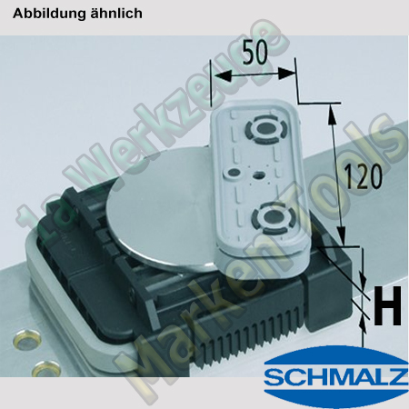 CNC Schmalz Vakuum-Sauger VCBL-K2 120x50x75 D-360 140x115mm