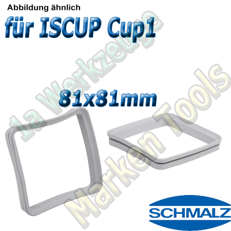 Dichtrahmen für Schmalz Innospann Sauger-Cups-1 81 x 81 mm